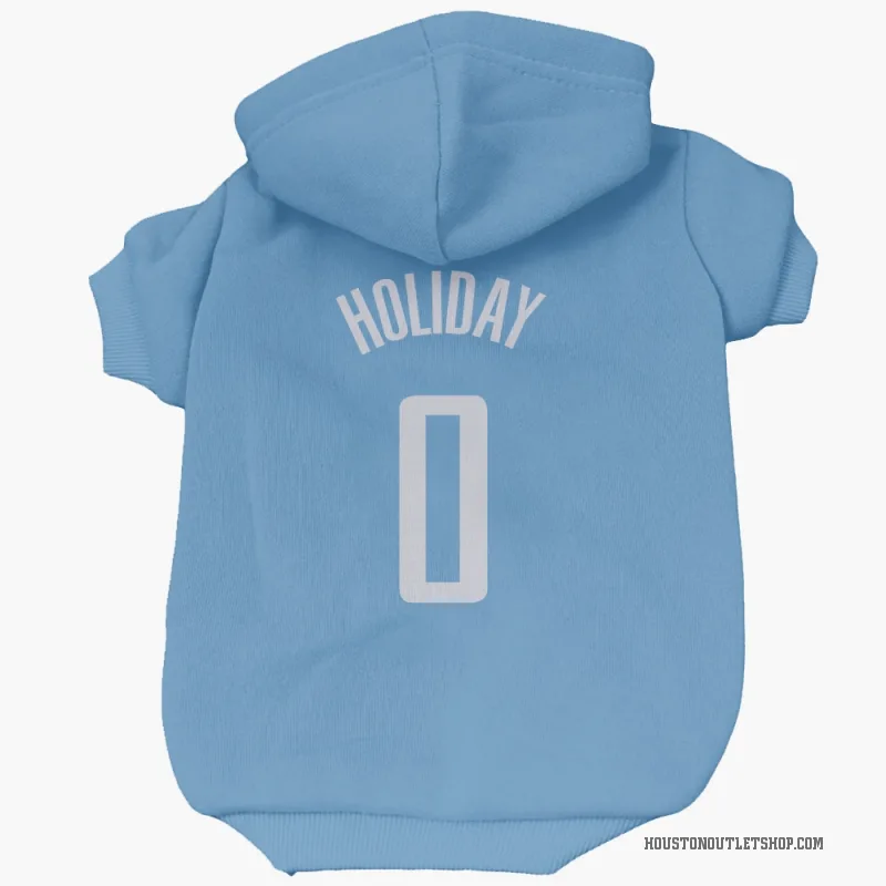 Aaron Holiday  Blue Houston Rockets  Cat & Dog Pet Hoodie