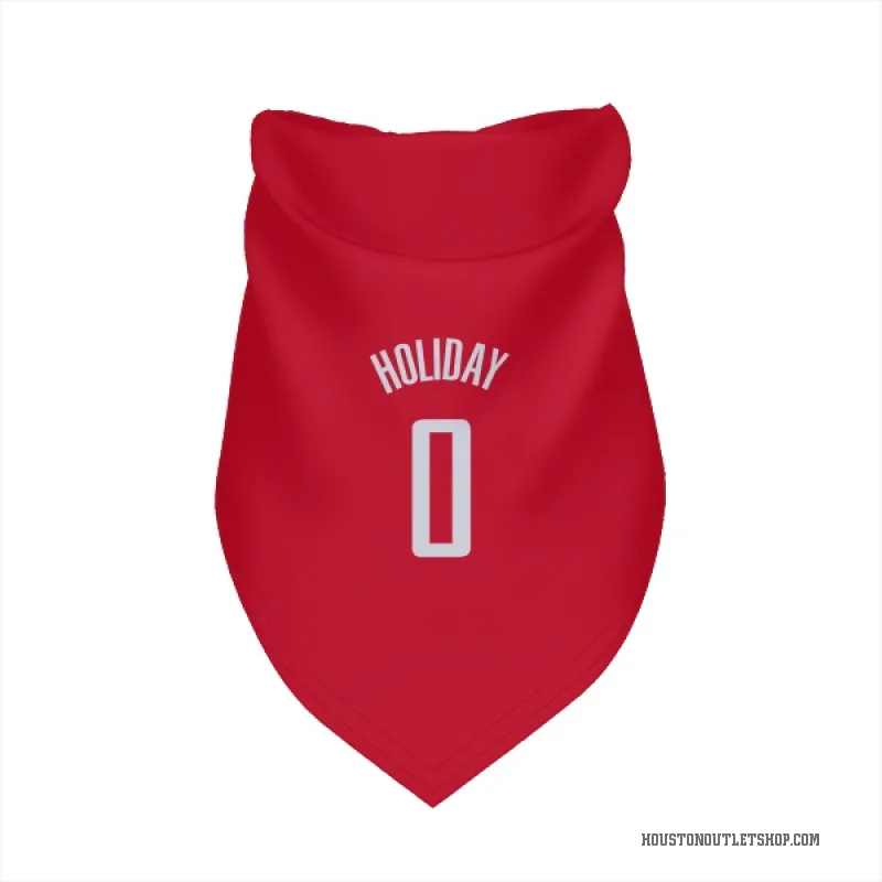 Aaron Holiday  Red Houston Rockets  Cat & Dog Pet Bandana