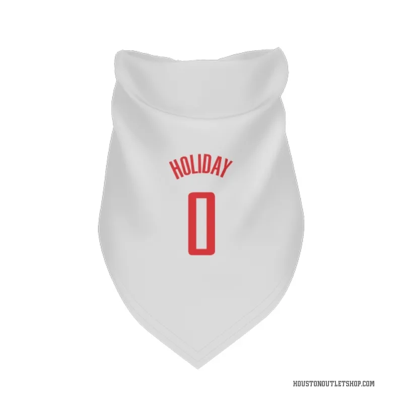 Aaron Holiday  White Houston Rockets  Cat & Dog Pet Bandana