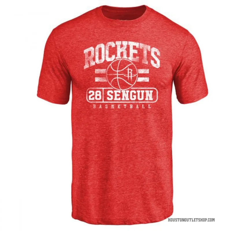 Alperen Sengun Men's Red Houston Rockets Baseline T-Shirt