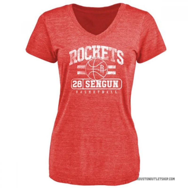 Alperen Sengun Women's Red Houston Rockets Baseline T-Shirt