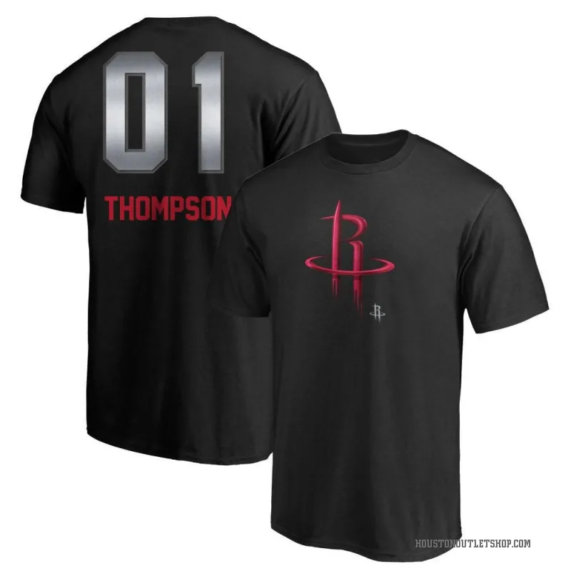 Amen Thompson Men's Black Houston Rockets Midnight Mascot T-Shirt