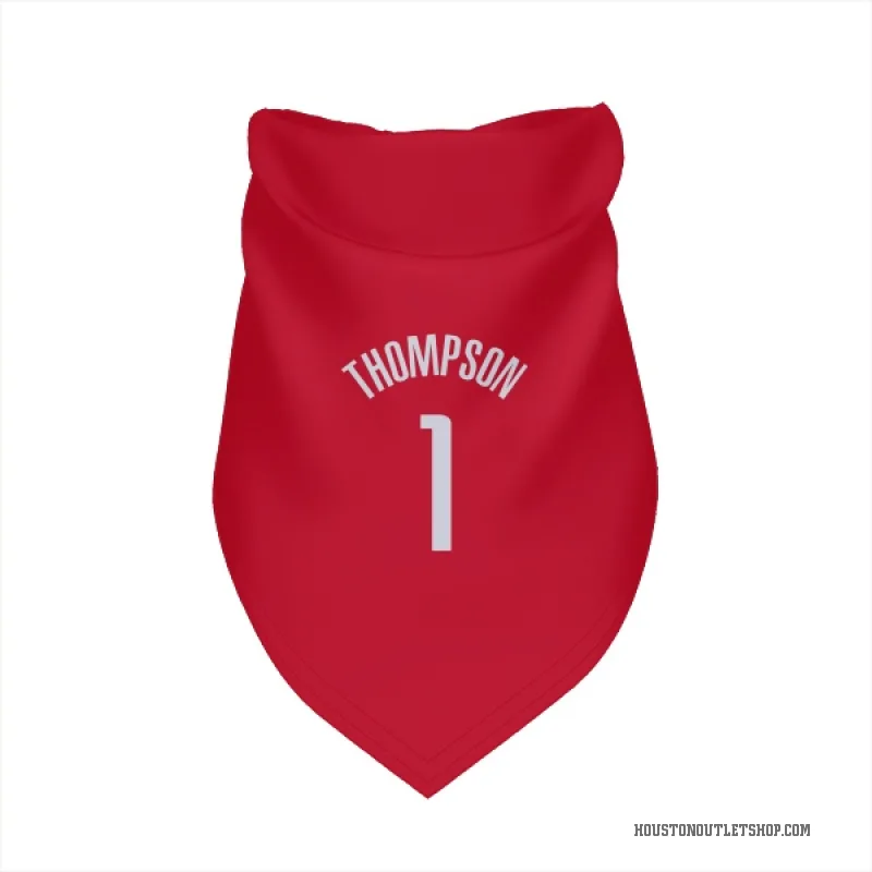 Amen Thompson  Red Houston Rockets  Cat & Dog Pet Bandana