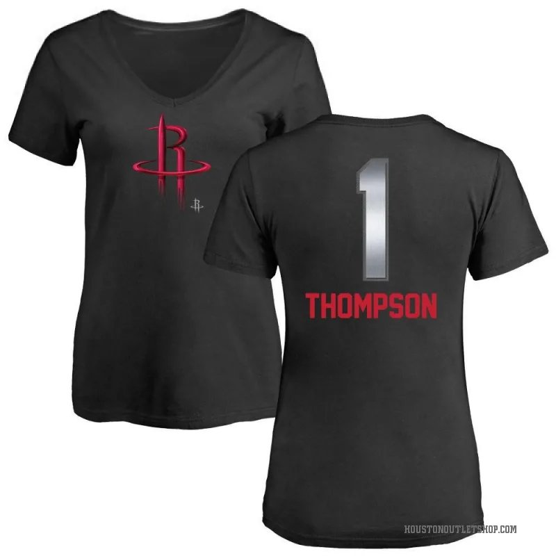 Amen Thompson Women's Black Houston Rockets Midnight Mascot T-Shirt