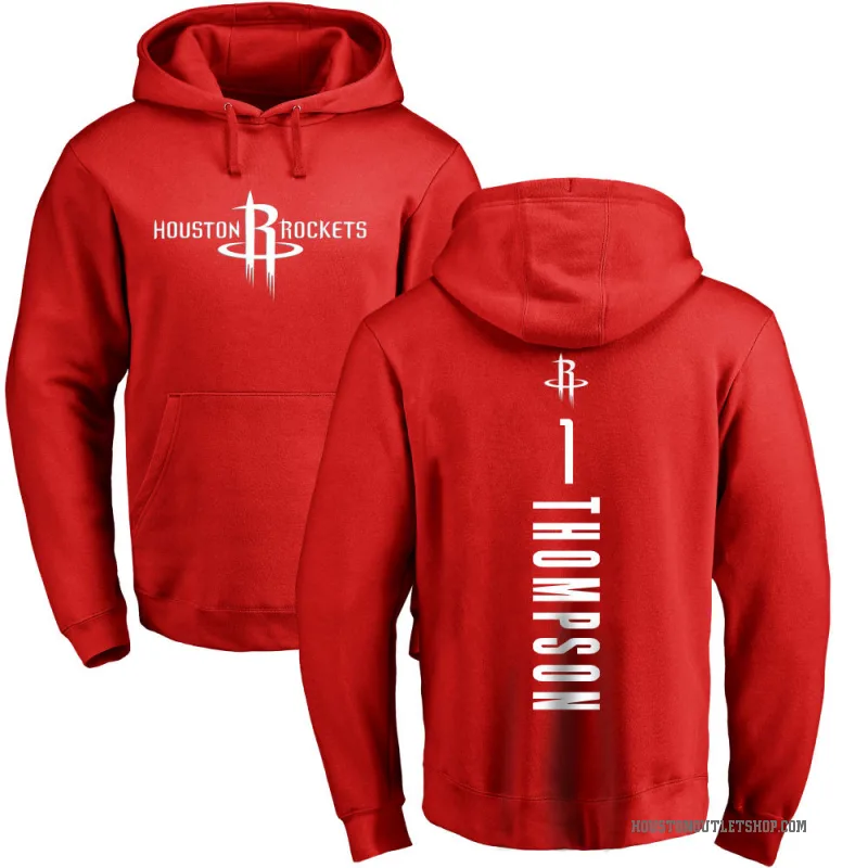 Amen Thompson Youth Red Houston Rockets Branded Backer Pullover Hoodie