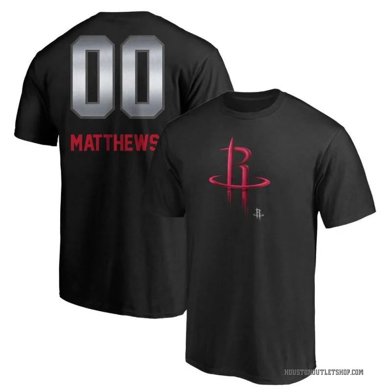 Cameron Matthews Youth Black Houston Rockets Midnight Mascot T-Shirt