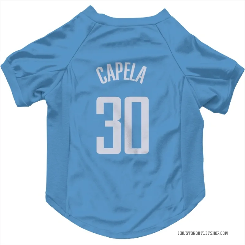 Clint Capela  Blue Houston Rockets  Cat & Dog Pet Jersey