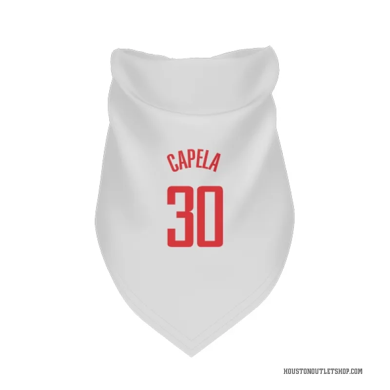 Clint Capela  White Houston Rockets  Cat & Dog Pet Bandana