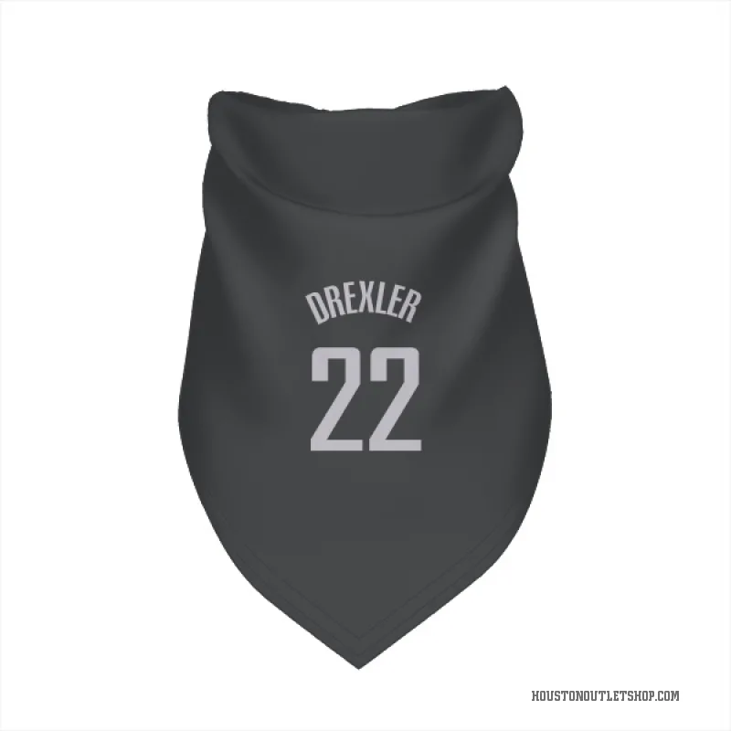 Clyde Drexler  Black Houston Rockets  Cat & Dog Pet Bandana