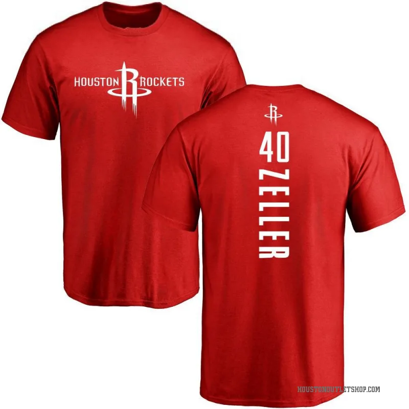 Cody Zeller Men's Red Houston Rockets Backer T-Shirt