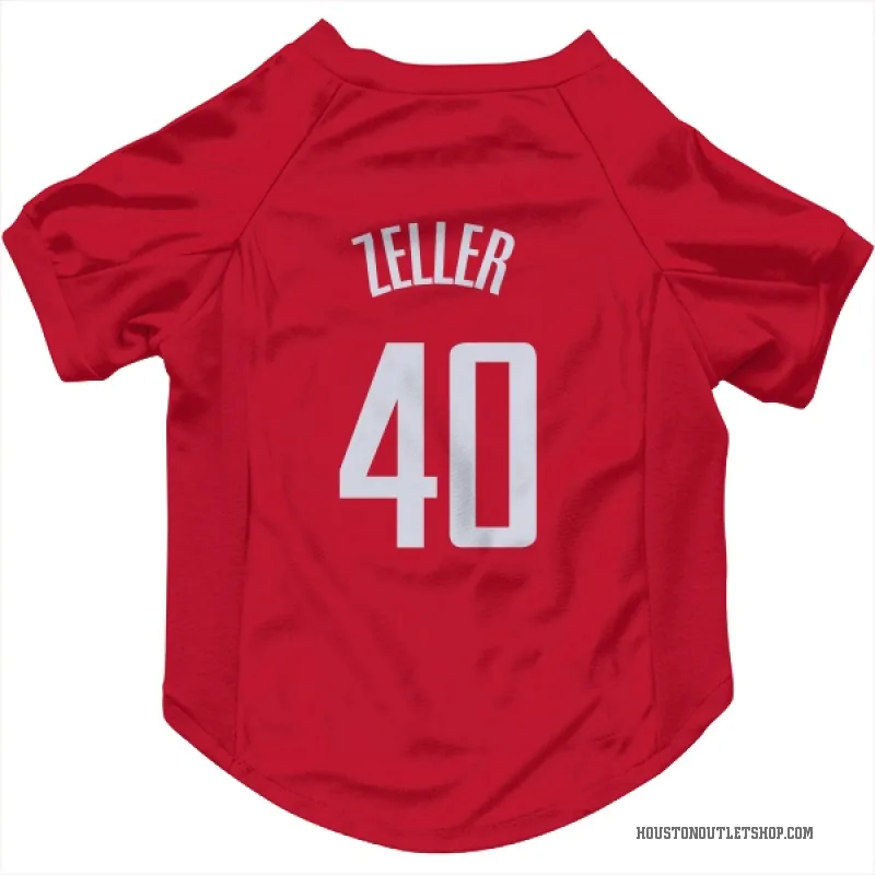 Cody Zeller  Red Houston Rockets  Cat & Dog Pet Jersey