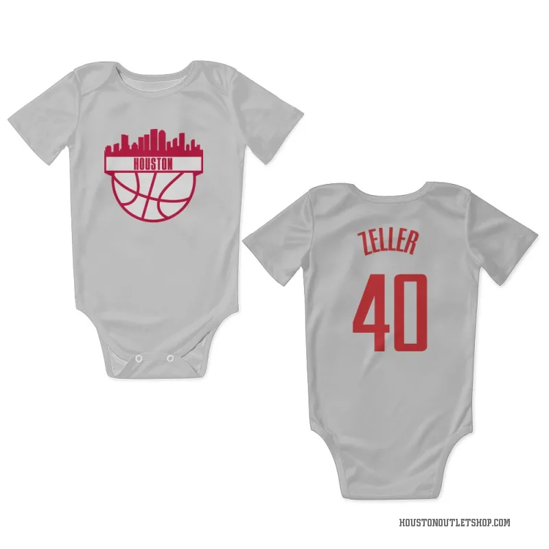 Cody Zeller  White Houston Rockets  Newborn & Infant Bodysuit