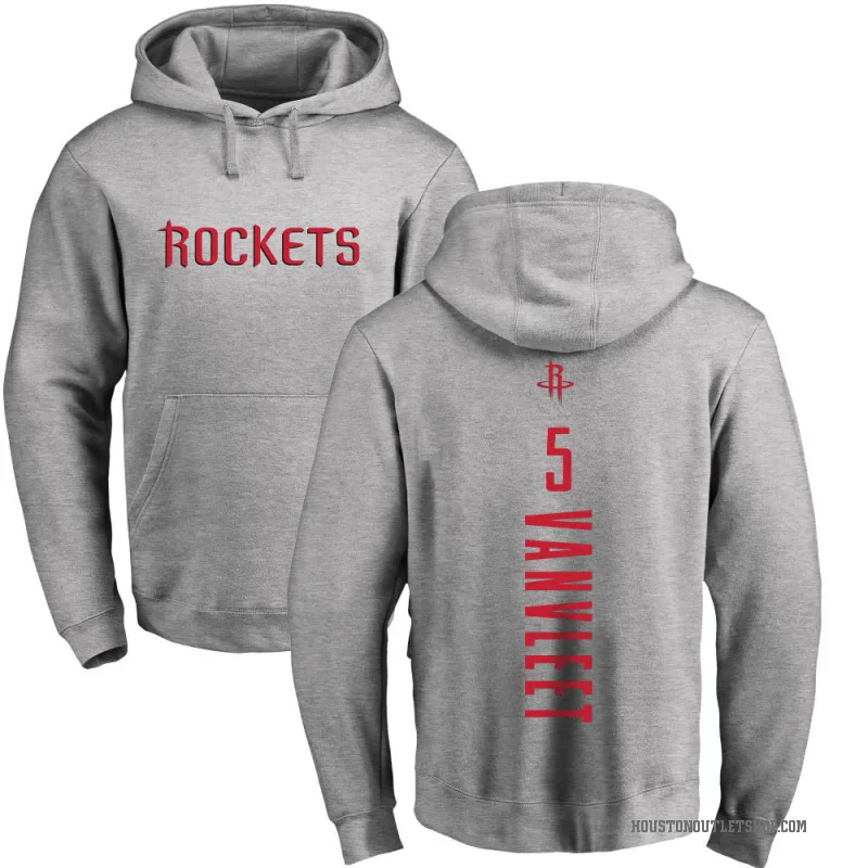 Fred VanVleet Men's Houston Rockets Branded Ash Backer Pullover Hoodie