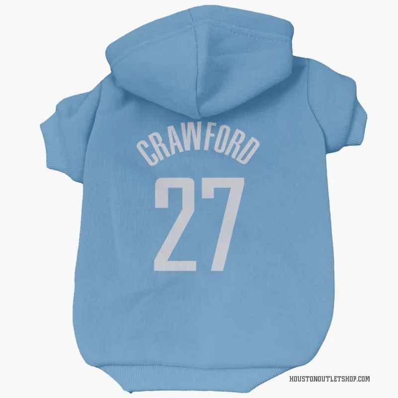 Isaiah Crawford  Blue Houston Rockets  Cat & Dog Pet Hoodie
