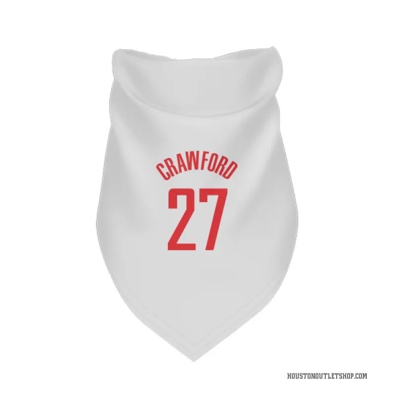 Isaiah Crawford  White Houston Rockets  Cat & Dog Pet Bandana