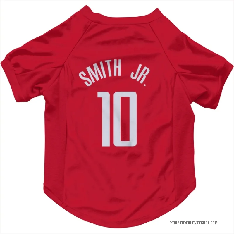 Jabari Smith Jr. Red Houston Rockets Cat & Dog Pet Jersey