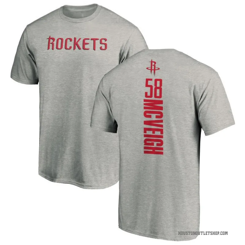 Jack McVeigh Men's Houston Rockets Ash Backer T-Shirt