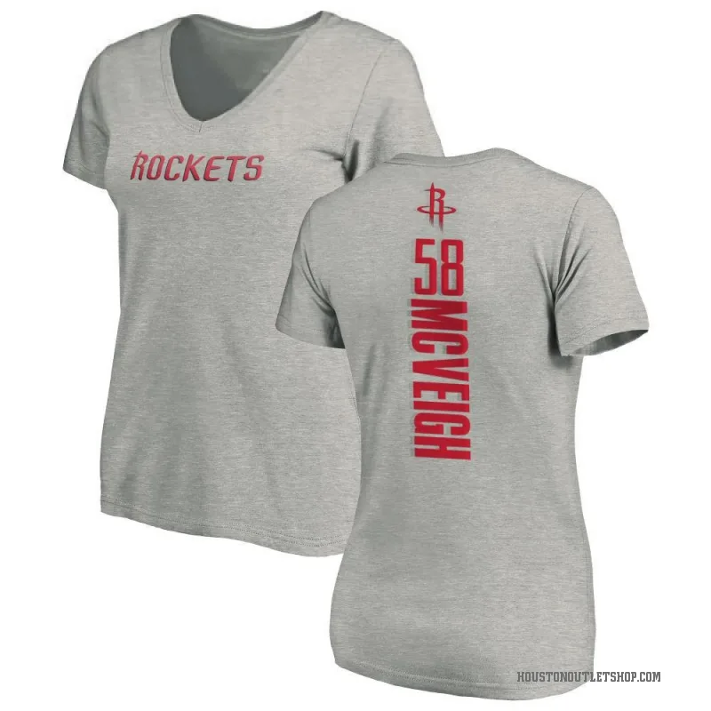 Jack McVeigh Women's Houston Rockets Ash Backer T-Shirt