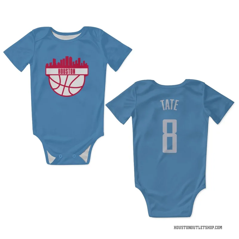 Jae'Sean Tate  Blue Houston Rockets  Newborn & Infant Bodysuit