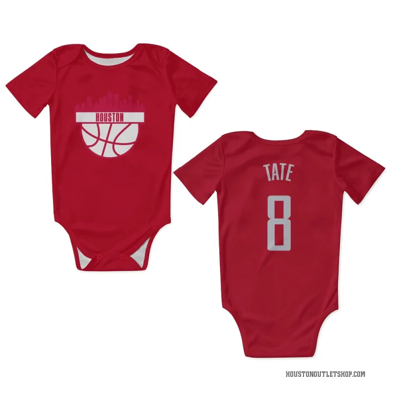 Jae'Sean Tate  Red Houston Rockets  Newborn & Infant Bodysuit