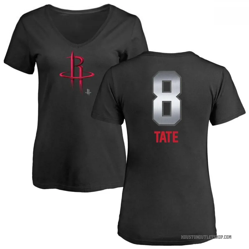 Jae'Sean Tate Women's Black Houston Rockets Midnight Mascot T-Shirt