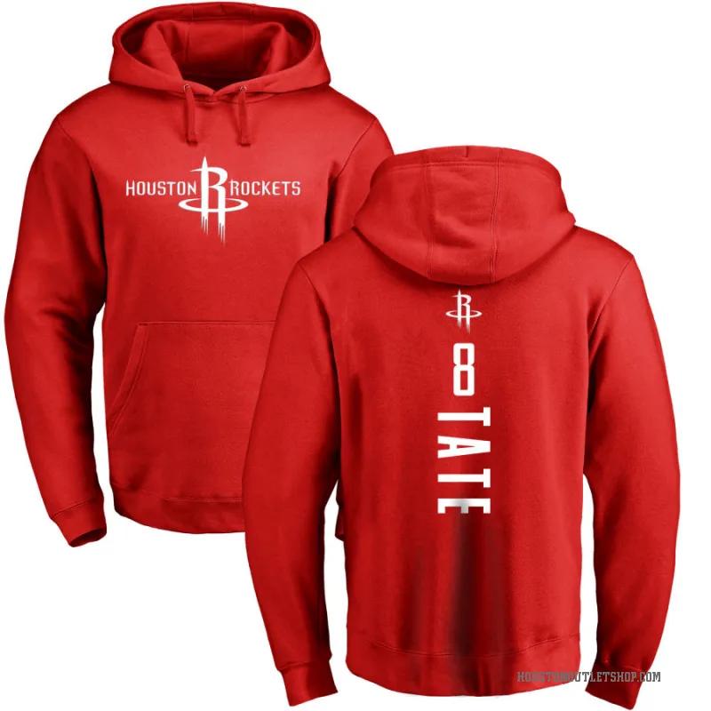 Jae'Sean Tate Youth Red Houston Rockets Branded Backer Pullover Hoodie