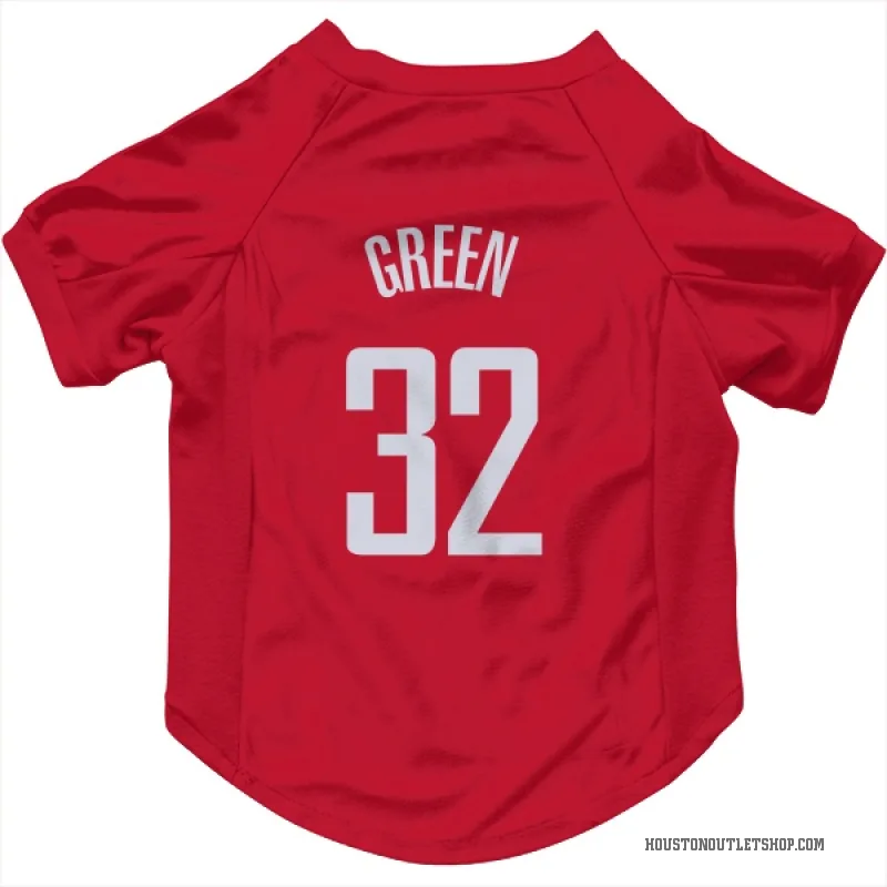 Jeff Green  Red Houston Rockets  Cat & Dog Pet Jersey