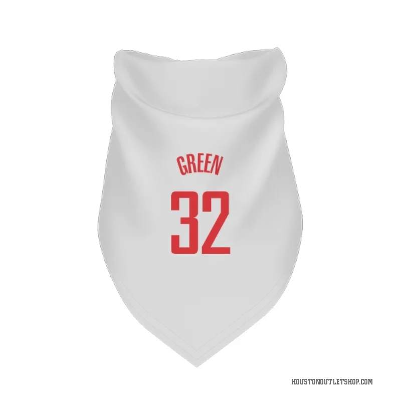 Jeff Green  White Houston Rockets  Cat & Dog Pet Bandana