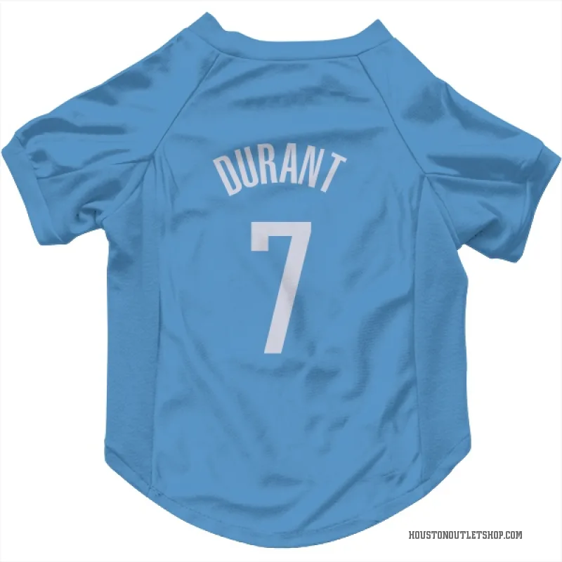 Kevin Durant  Blue Houston Rockets  Cat & Dog Pet Jersey