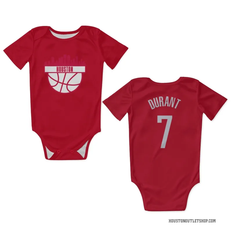 Kevin Durant  Red Houston Rockets  Newborn & Infant Bodysuit
