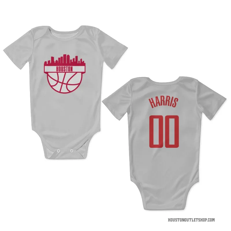 Kevon Harris  White Houston Rockets  Newborn & Infant Bodysuit
