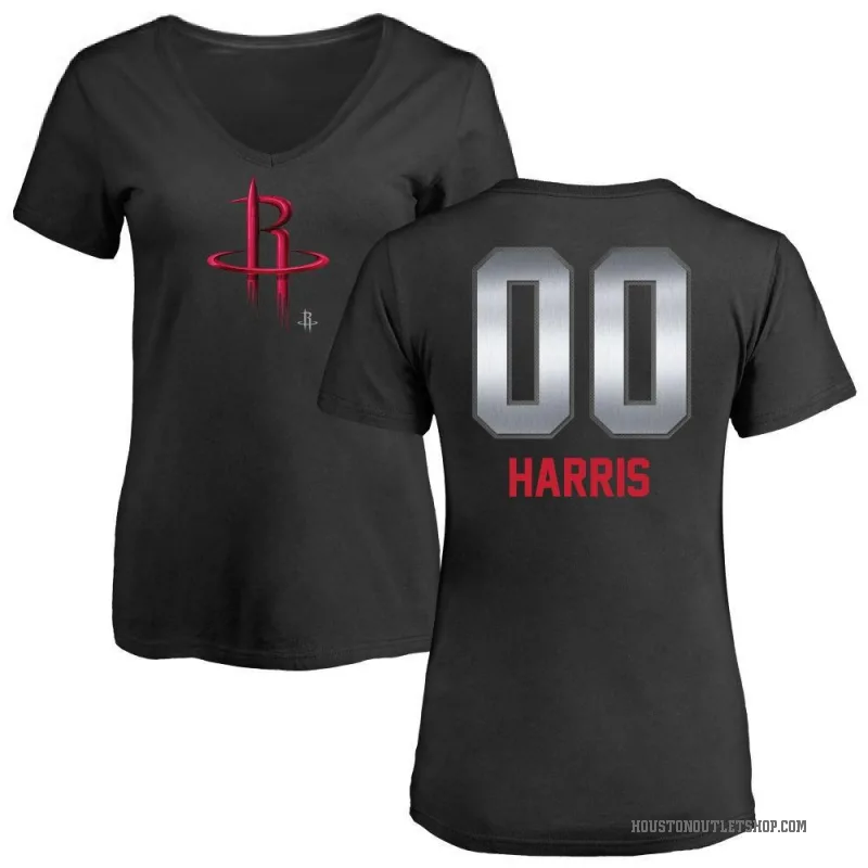 Kevon Harris Women's Black Houston Rockets Midnight Mascot T-Shirt