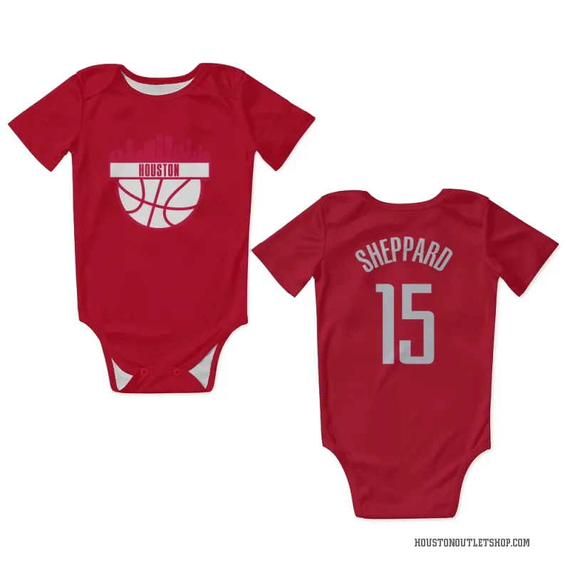 Reed Sheppard  Red Houston Rockets  Newborn & Infant Bodysuit