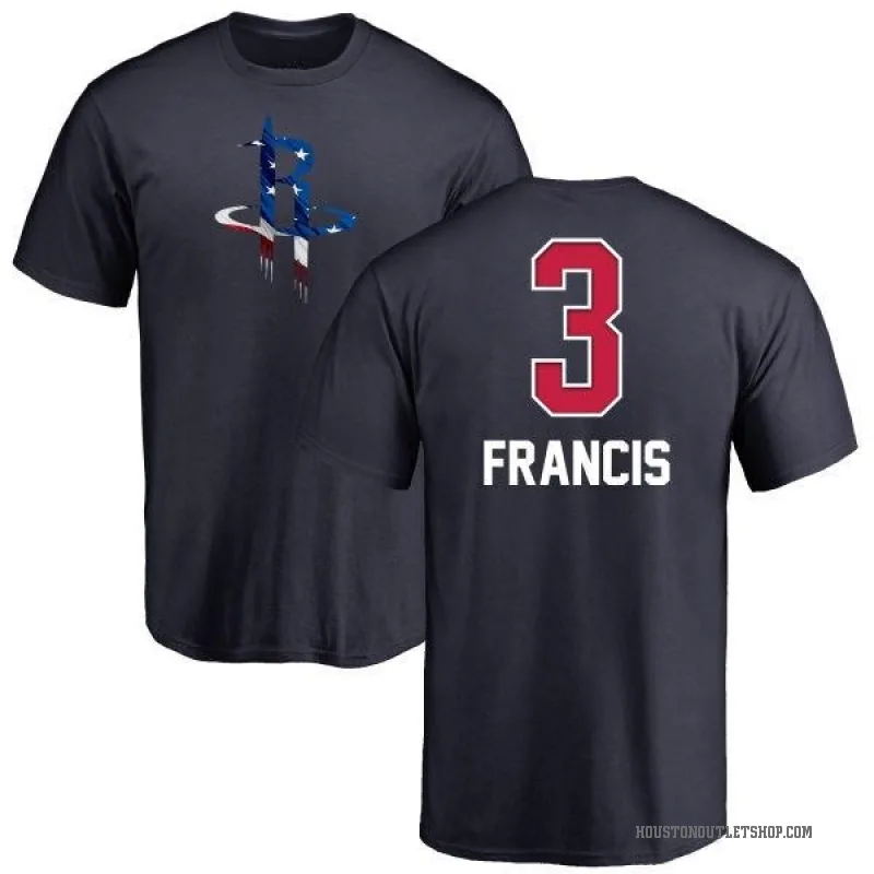 Steve Francis Men's Navy Houston Rockets Name and Number Banner Wave T-Shirt