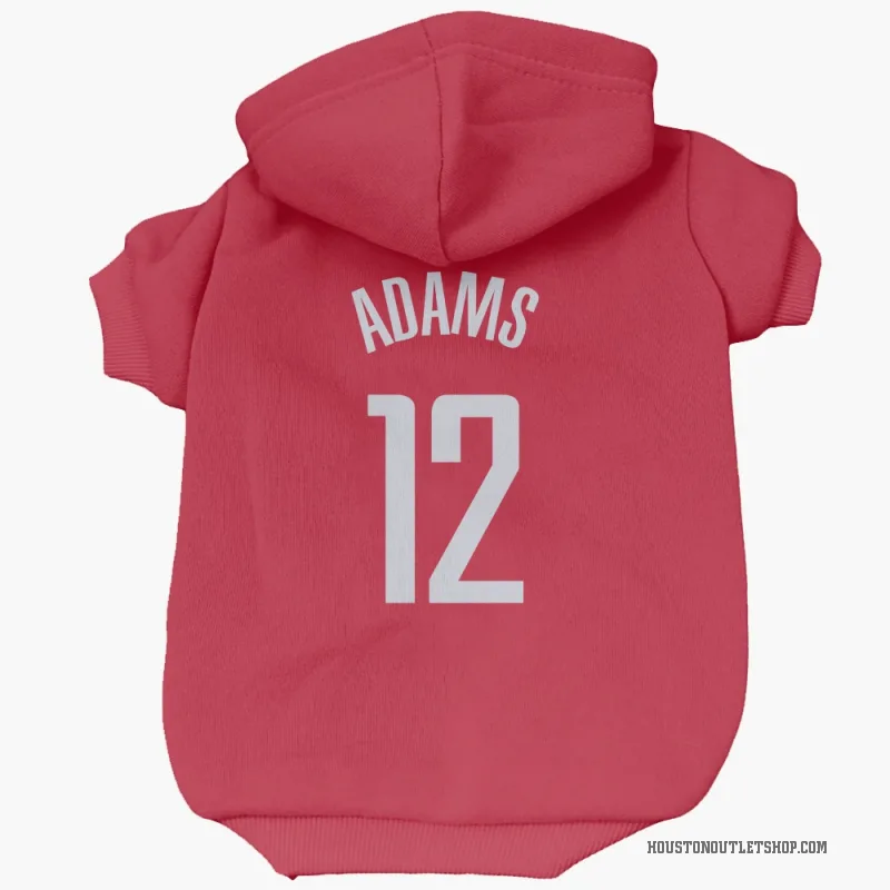 Steven Adams  Red Houston Rockets  Cat & Dog Pet Hoodie