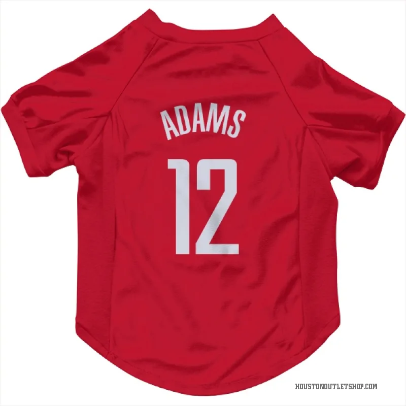 Steven Adams  Red Houston Rockets  Cat & Dog Pet Jersey