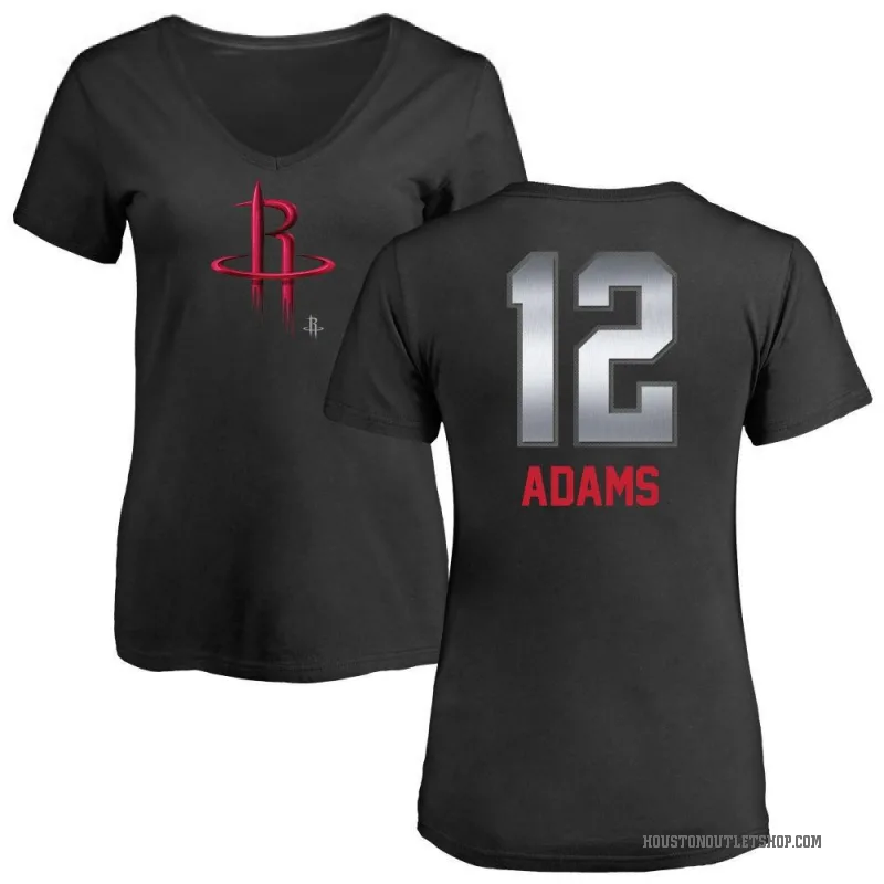 Steven Adams Women's Black Houston Rockets Midnight Mascot T-Shirt