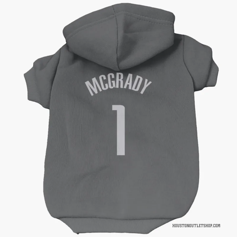 Tracy McGrady  Black Houston Rockets  Cat & Dog Pet Hoodie