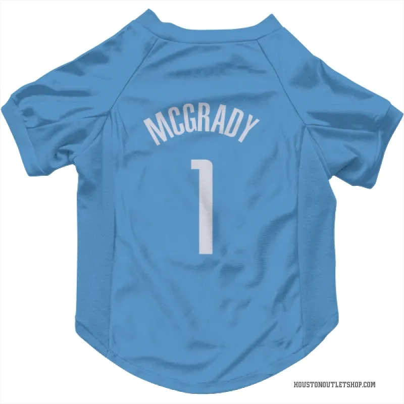 Tracy McGrady  Blue Houston Rockets  Cat & Dog Pet Jersey