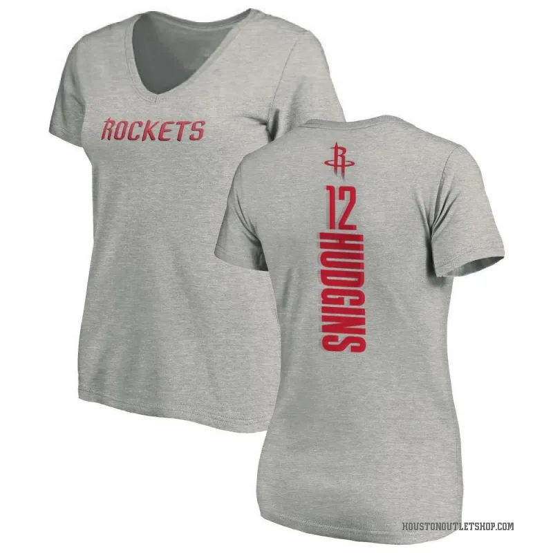 Trevor Hudgins Women's Houston Rockets Ash Backer T-Shirt
