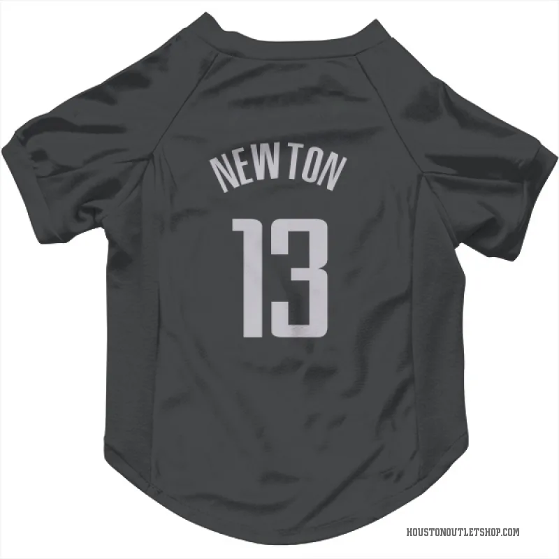 Tristen Newton  Black Houston Rockets  Cat & Dog Pet Jersey