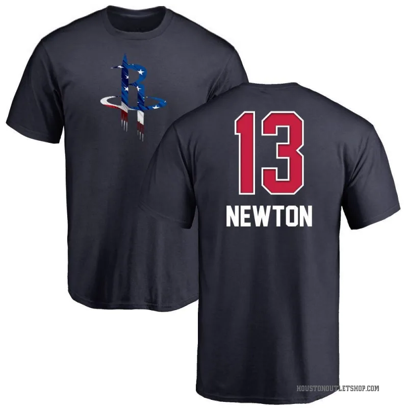 Tristen Newton Men's Navy Houston Rockets Name and Number Banner Wave T-Shirt