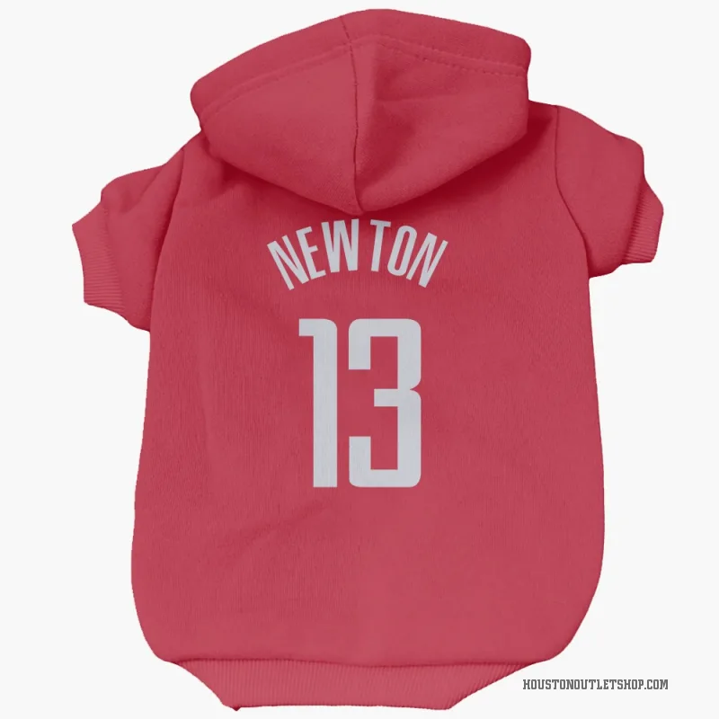 Tristen Newton  Red Houston Rockets  Cat & Dog Pet Hoodie