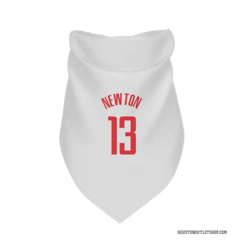 Tristen Newton  White Houston Rockets  Cat & Dog Pet Bandana