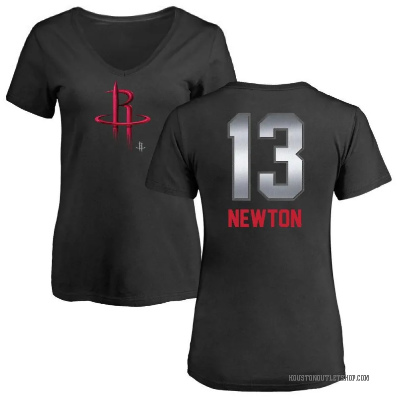 Tristen Newton Women's Black Houston Rockets Midnight Mascot T-Shirt
