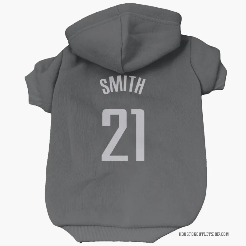 Tyler Smith  Black Houston Rockets  Cat & Dog Pet Hoodie