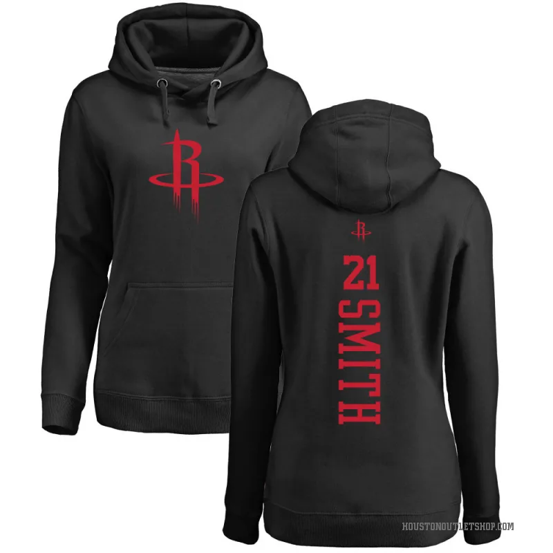 Tyler Smith Women's Black Houston Rockets Branded One Color Backer Pullover Hoodie