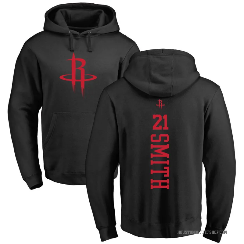 Tyler Smith Youth Black Houston Rockets Branded One Color Backer Pullover Hoodie