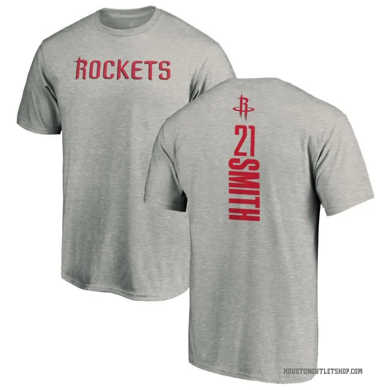 Tyler Smith Youth Houston Rockets Ash Backer T-Shirt